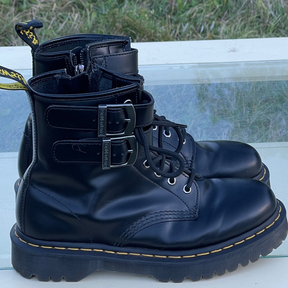 Dr. Martens Black Combat Boots
